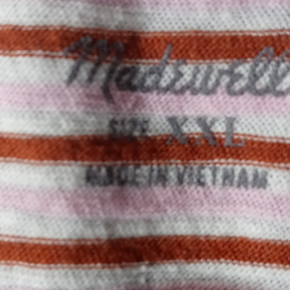 Striped tank top with pocket - Picture 4 of 7